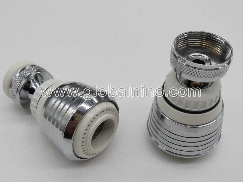 dual function kitchen faucet swivelling aerator